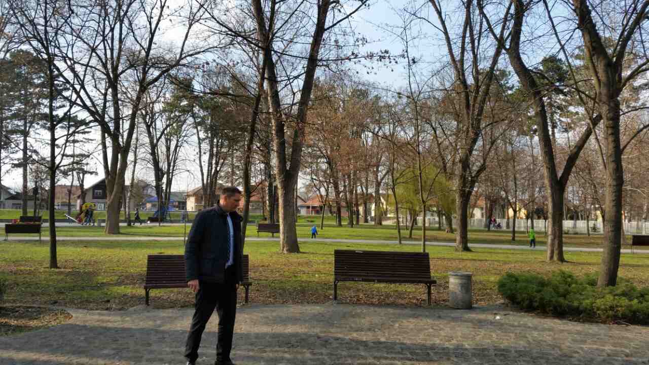 Очишћене стазе у Градском парку Очишћене стазе у Градском парку