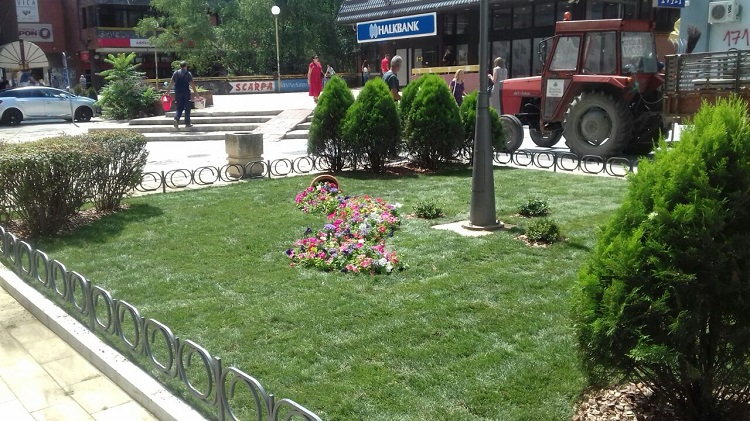 Уређење површине у центру града