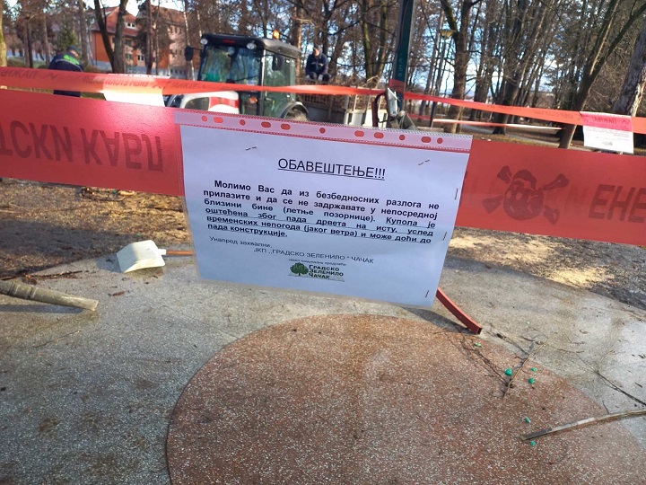 Уклањање поломљеног стабла